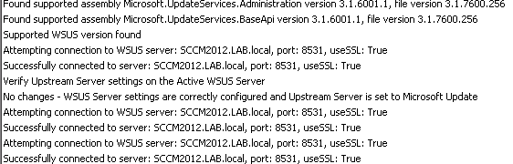 WSUS and ConfigMgr 2012 HTTPS communication